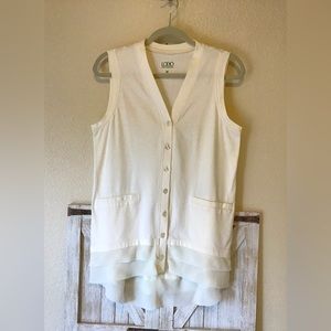 LOGO- Lori Goldstein. Vest. Size M.